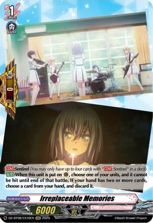 Irreplaceable Memories - DZ-BT08/EX16EN - Extra Common