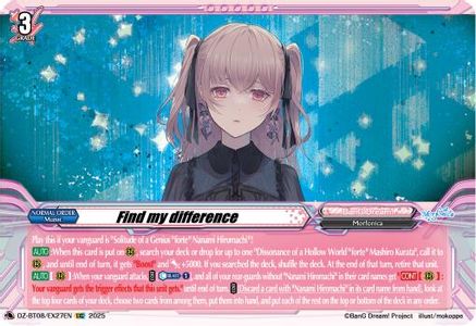 Find my difference - DZ-BT08/EX27EN - Extra Common