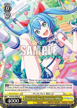 Go! Go! Go~ Hatsune Miku - PJS/S91-E005R - Rare