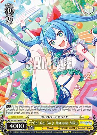 Go! Go! Go~ Hatsune Miku (SR) - PJS/S91-E005SSR - Super Rare