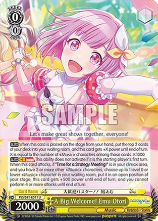 A Big Welcome! Emu Otori - PJS/S91-E011U - Uncommon