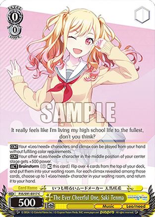 The Ever Cheerful One, Saki Tenma - PJS/S91-E017C - Common