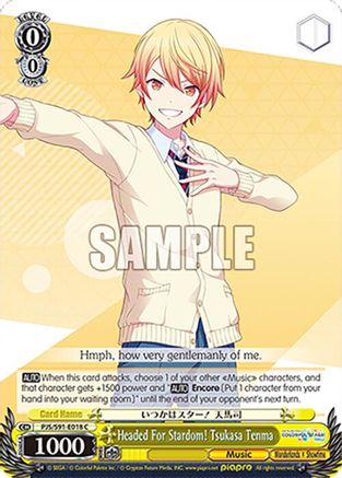 Headed For Stardom! Tsukasa Tenma - PJS/S91-E018C - Common