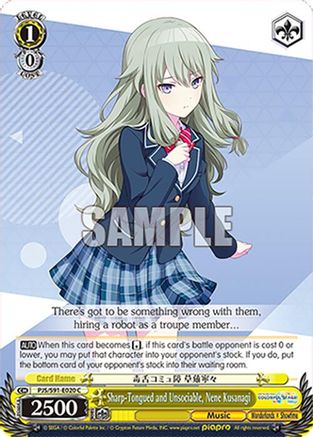 Sharp-Tongued and Unsociable, Nene Kusanagi - PJS/S91-E020C - Common