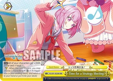 Time for a Strategy Meeting! (RRR) - PJS/S91-E026RRRR - Triple Rare