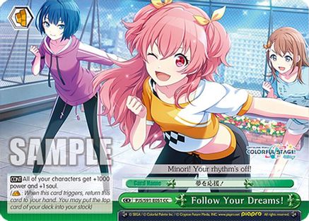 Follow Your Dreams! - PJS/S91-E051CC - Climax Common