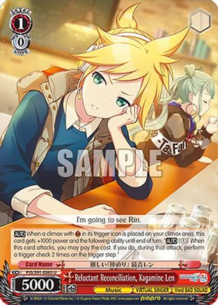Reluctant Reconciliation, Kagamine Len - PJS/S91-E065U - Uncommon