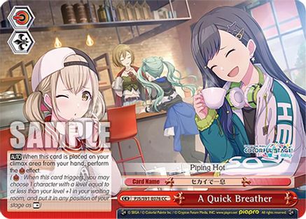 A Quick Breather - PJS/S91-E076CC - Climax Common