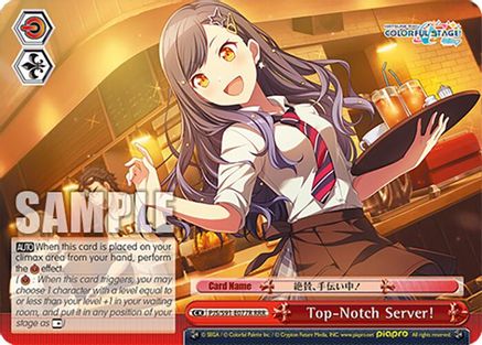 Top-Notch Server! (RRR) - PJS/S91-E077RRRR - Triple Rare