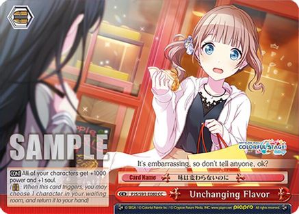 Unchanging Flavor - PJS/S91-E080CC - Climax Common