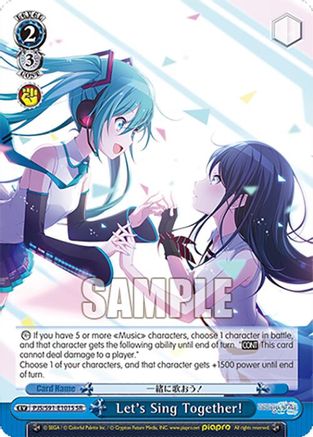 Let's Sing Together! (SR) - PJS/S91-E101SSR - Super Rare