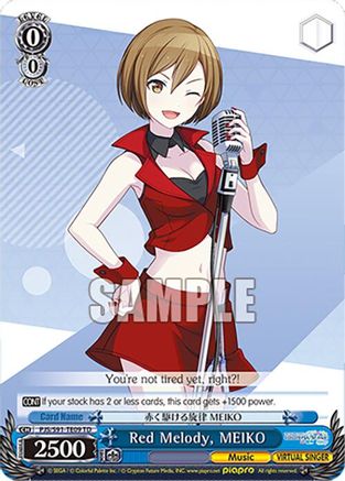 Red Melody, MEIKO (PJS/S91-TE09 TD) - PJS/S91-TE09TD - Trial Deck