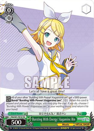 401 Games Canada - Bursting With Energy! Kagamine Rin (PJS/S91-TE16 TD) -  PJS/S91-TE16TD