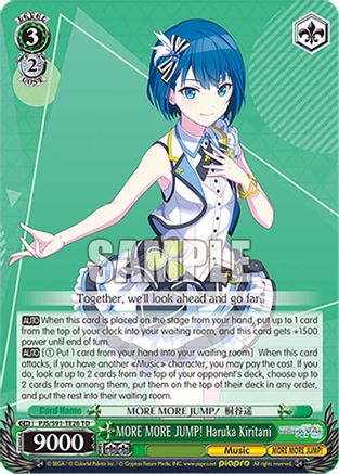 MORE MORE JUMP! Haruka Kiritani - PJS/S91-TE26TD - Trial Deck