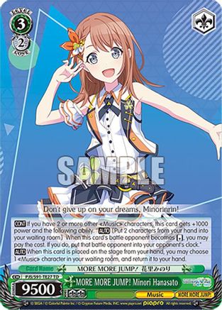 MORE MORE JUMP! Minori Hanasato - PJS/S91-TE27TD - Trial Deck