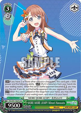 MORE MORE JUMP! Minori Hanasato (SR) - PJS/S91-TE27SSR - Super Rare