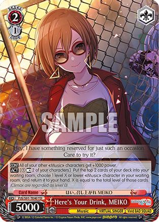 Here's Your Drink, MEIKO - PJS/S91-TE40TD - Trial Deck