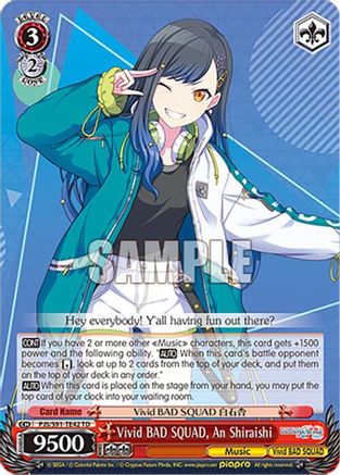 Vivid BAD SQUAD, An Shiraishi - PJS/S91-TE42TD - Trial Deck