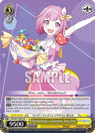 Wonderlands x Showtime, Emu Otori - PJS/S91-TE56TD - Trial Deck