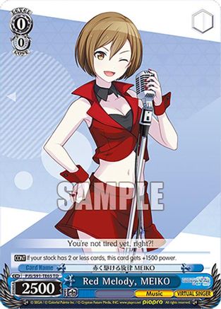 Red Melody, MEIKO (PJS/S91-TE65 TD) - PJS/S91-TE65TD - Trial Deck