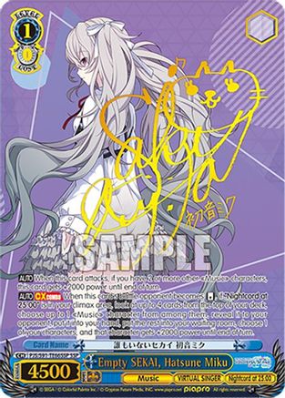 Empty SEKAI, Hatsune Miku (SSP) - PJS/S91-TE66SSPSSP - Super Special Rare