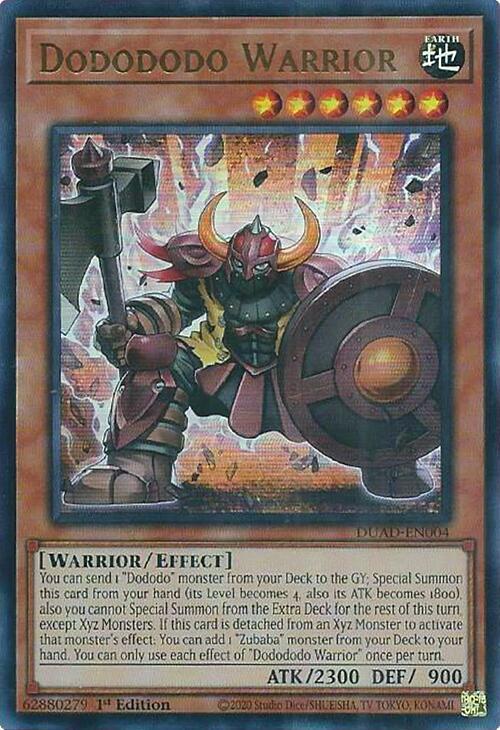 Dodododo Warrior - DUAD-EN004 - Ultra Rare - 1st Edition