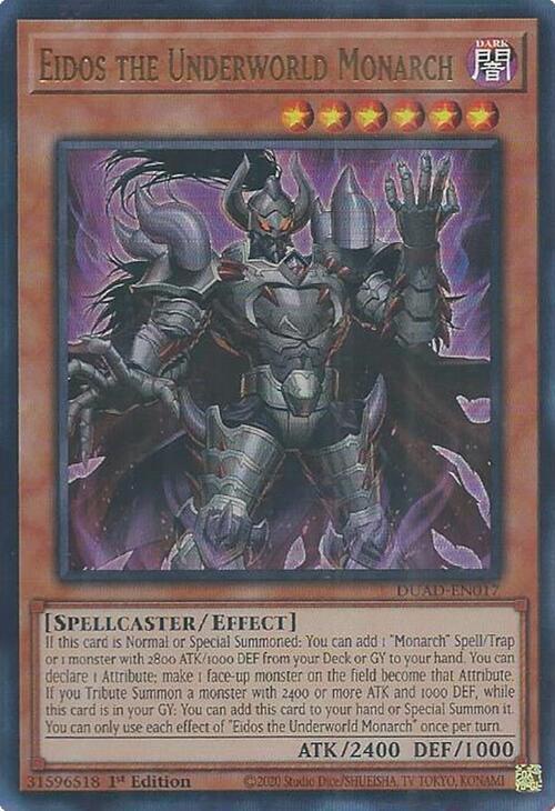 Eidos the Underworld Monarch - DUAD-EN017 - Ultra Rare - 1st Edition
