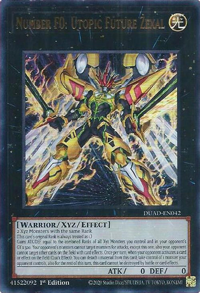 401 Games Canada - Number F0: Utopic Future Zexal - DUAD-EN042