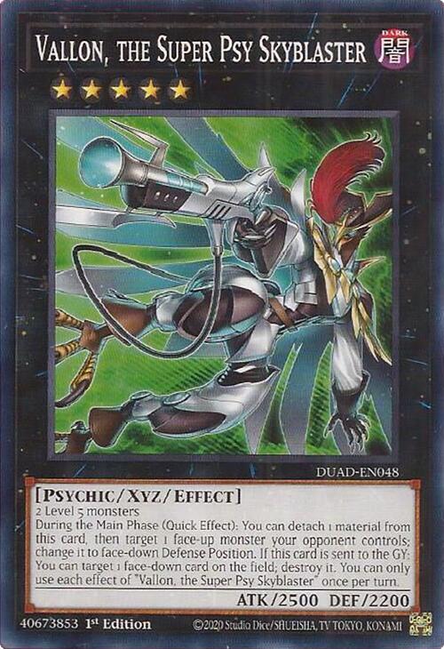 Vallon, the Super Psy Skyblaster - DUAD-EN048 - Common - 1st Edition