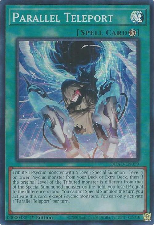 Parallel Teleport - DUAD-EN059 - Super Rare - 1st Edition