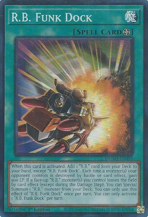 R.B. Funk Dock - DUAD-EN095 - Super Rare - 1st Edition
