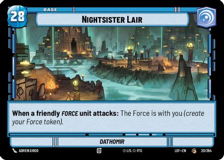 Nightsister Lair // Experience - 020/264 // T01/T03 - Common