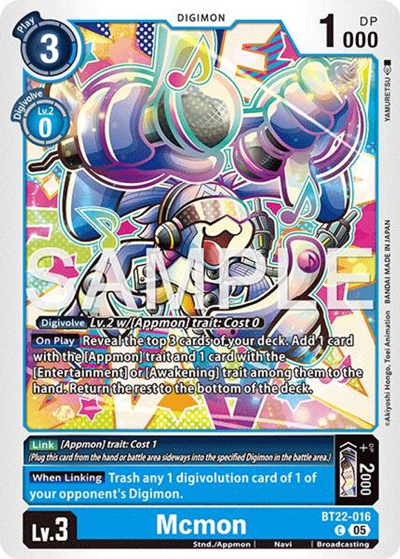 Mcmon - BT22-016 - Common