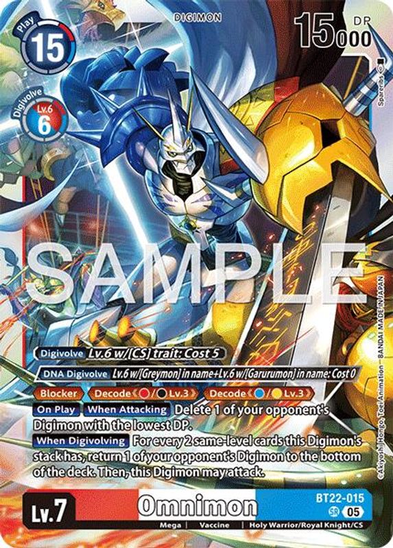 Omnimon - BT22-015 - Super Rare