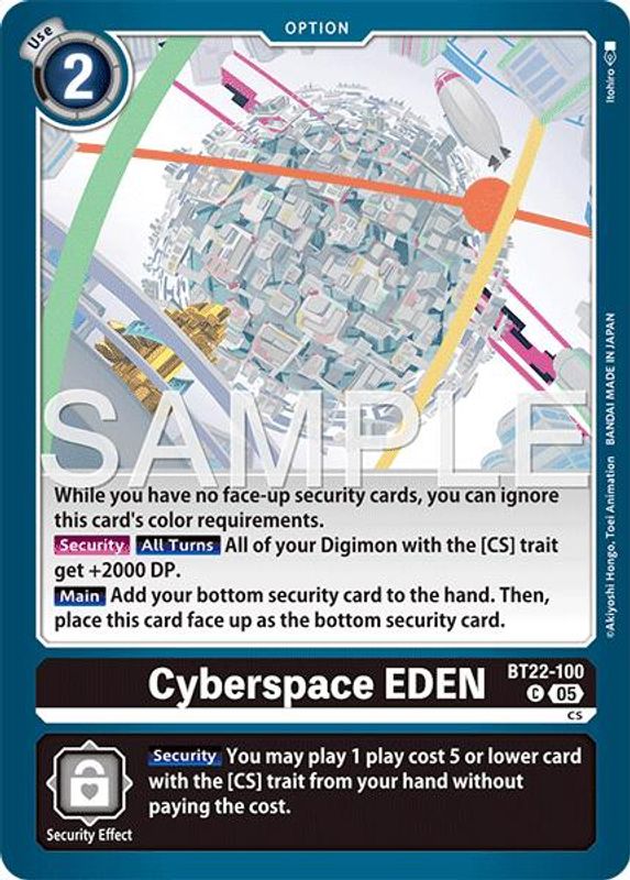 Cyberspace EDEN - BT22-100 - Common