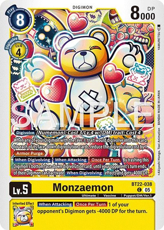 Monzaemon - BT22-038 - Common
