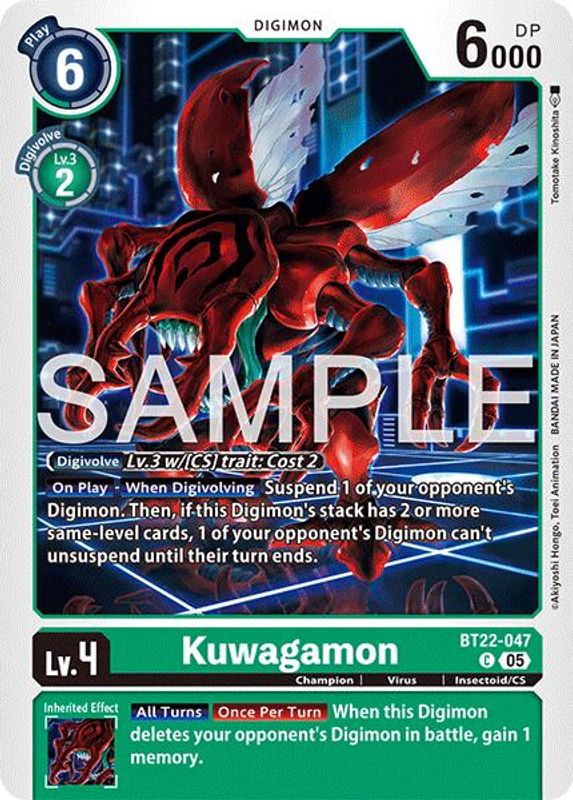Kuwagamon - BT22-047 - Common