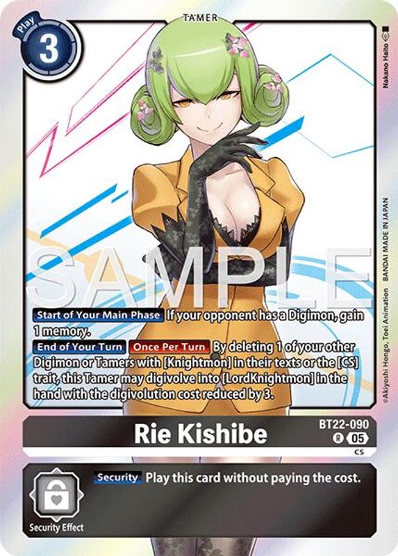 Rie Kishibe - BT22-090 - Rare