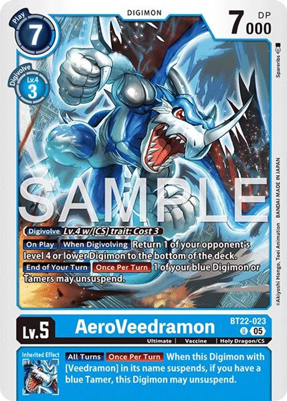 AeroVeedramon - BT22-023 - Uncommon