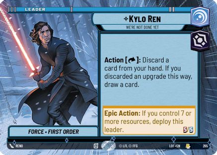 Kylo Ren - We're Not Done Yet (Hyperspace) - 265 - Rare