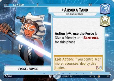 Ahsoka Tano - Fighting For Peace (Hyperspace) - 267 - Common