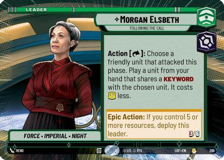 Morgan Elsbeth - Following the Call (Hyperspace) - 269 - Rare