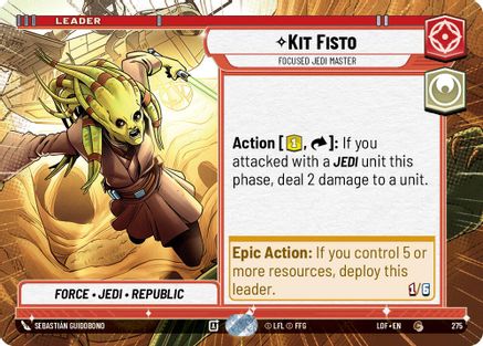 Kit Fisto - Focused Jedi Master (Hyperspace) - 275 - Common