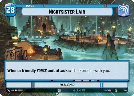 Nightsister Lair // Shield (Hyperspace) - 284 // T05 - Common
