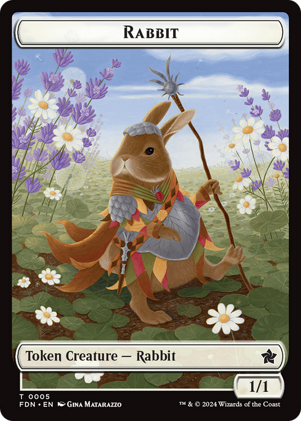 Rabbit // Soldier Token (TFDN)