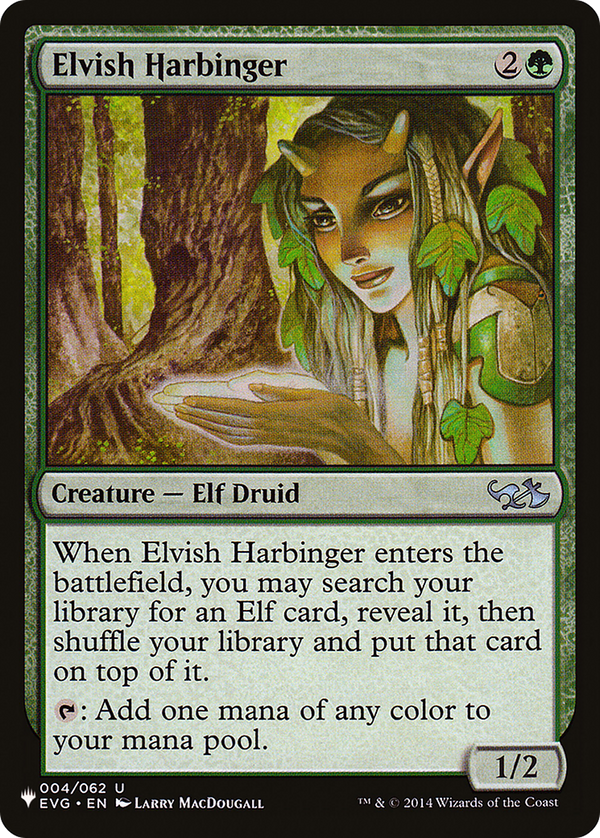 Elvish Harbinger - DD1 Reprint (PLST)