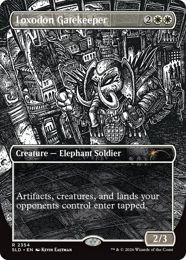 Loxodon Gatekeeper - Featuring: Kevin Eastman (Inks) (SLD)