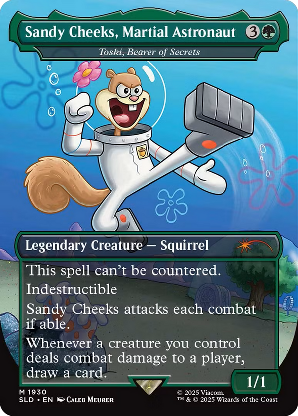 Sandy Cheeks, Martial Astronaut // Toski, Bearer of Secrets - Spongebob Squarepants: Legends of Bikini Bottom (SLD)