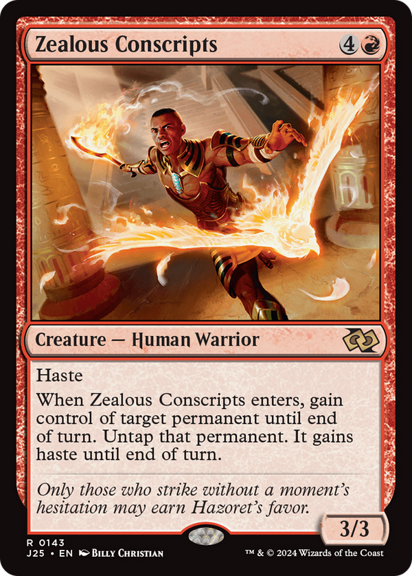 Zealous Conscripts (J25)