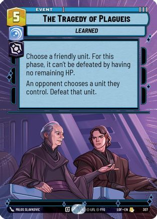 The Tragedy of Plagueis (Hyperspace) - 307 - Rare